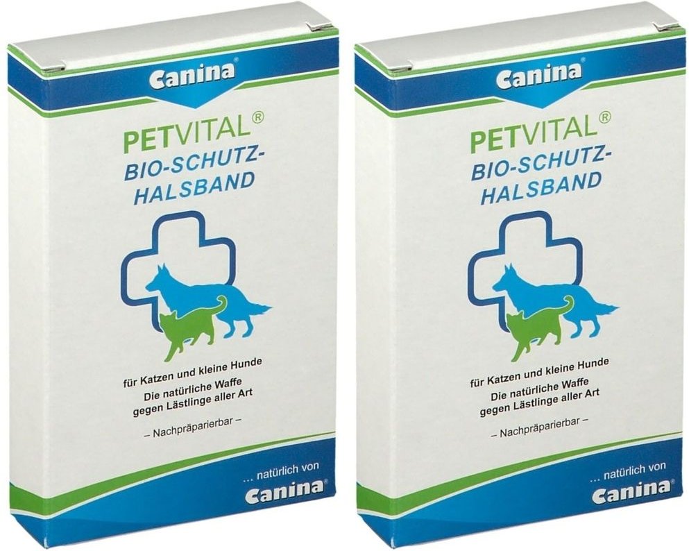 Petvital Bio Schutz Halsband klein 35 cm vet. 2x 2x1 St