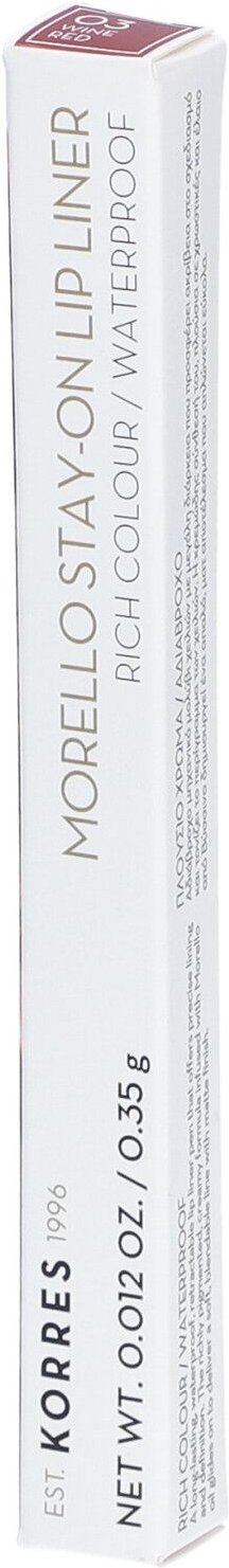 Korres KM Lipstick Morello Lipliner Wine Red 0,35 g Lippenschutz