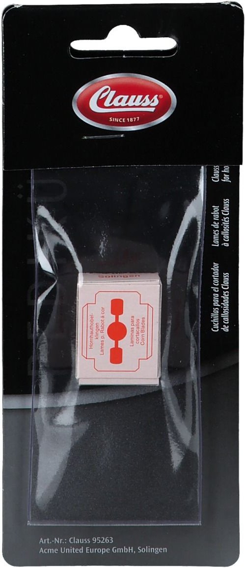 Hornhauthobel Ersatzklingen 10 St Zubehör