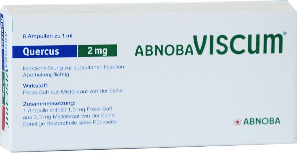 Abnobaviscum Quercus 2 mg Ampullen 8 St