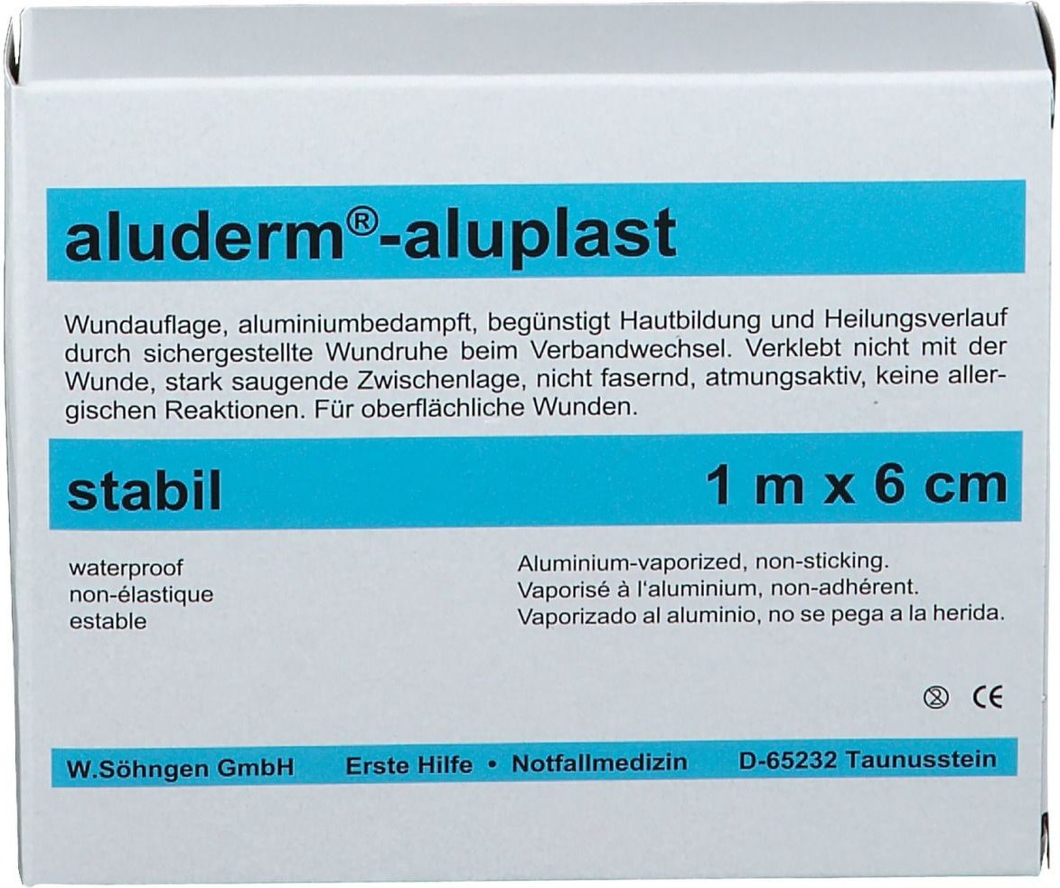 Thumbnail - Aluderm aluplast Wundverb.Pfl.6 cmx1 m stabil 1 St Pflaster