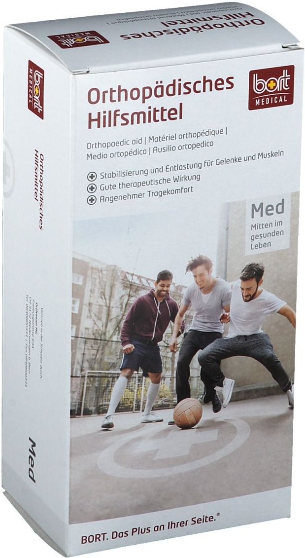 Bort Soft Daumenschiene lang M schwarz 1 St Bandage(s)