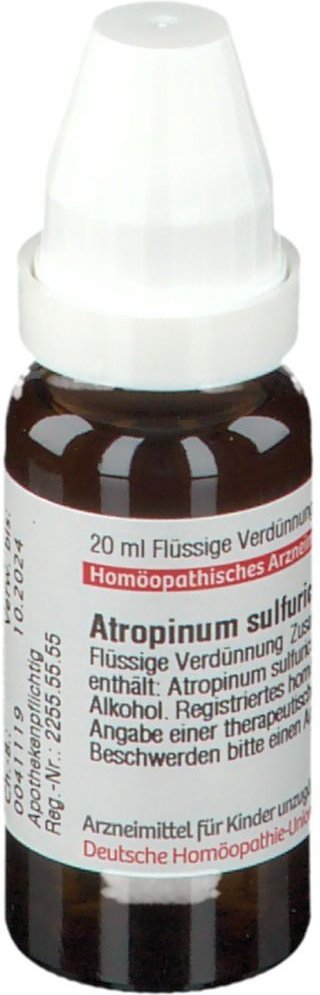 Atropinum Sulfuricum D 12 Dilution 20 ml