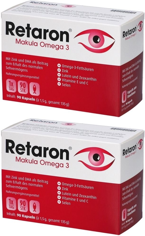 Retaron Makula Omega-3 Kapseln 2x 2x90 St