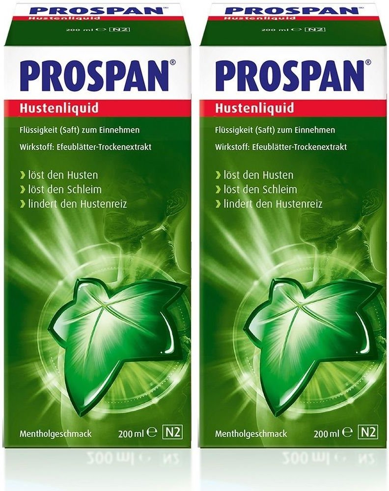 Prospan Hustenliquid 2x 2x200 ml Flüssigkeit zum Einnehmen
