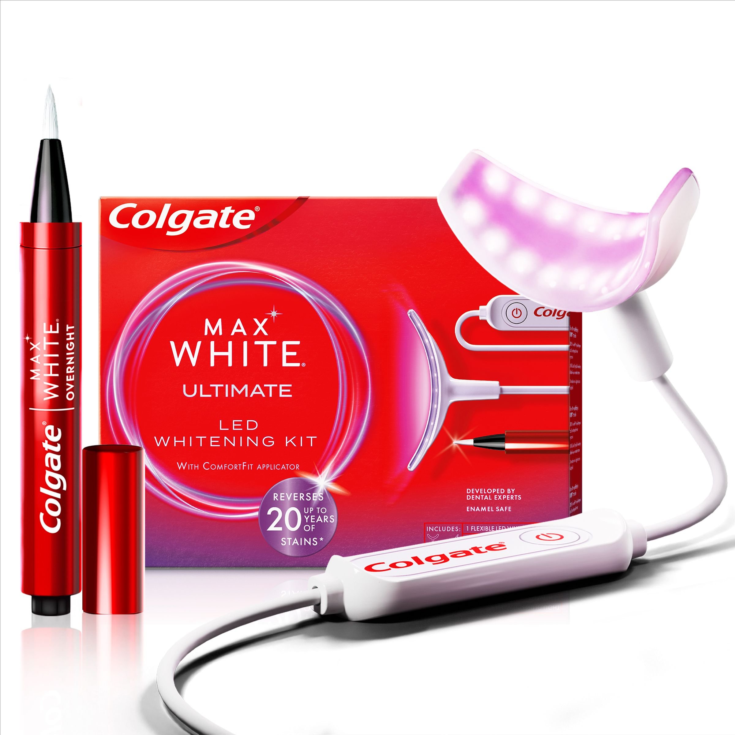 Colgate Max white Ultimate LED Whitening Kit 1 St Zahngel