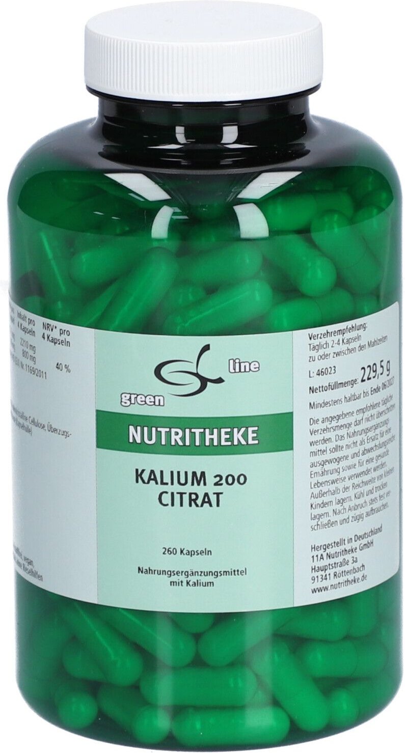 Kalium 200 Citrat Kapseln