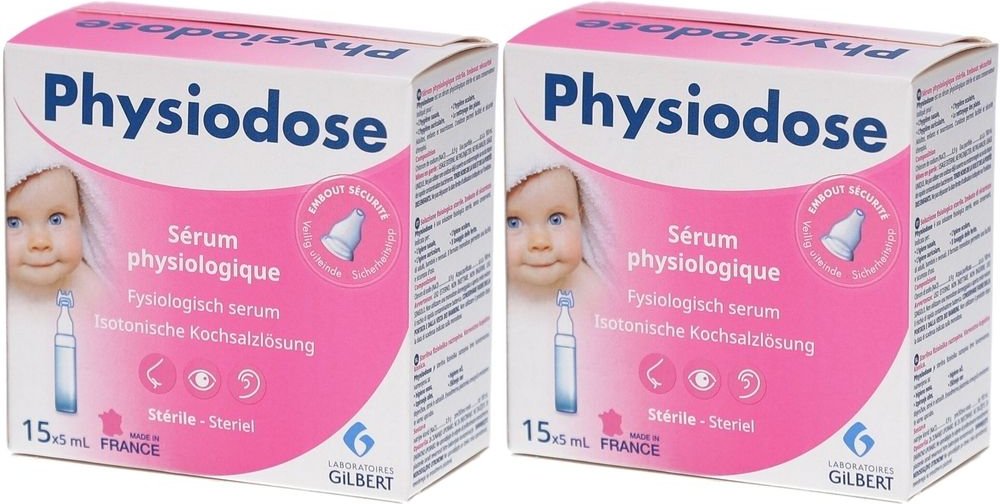 Physiodose Neus- Oogoplossing 15 x 5 ml unidosis x2 2x15x5 Ampullen
