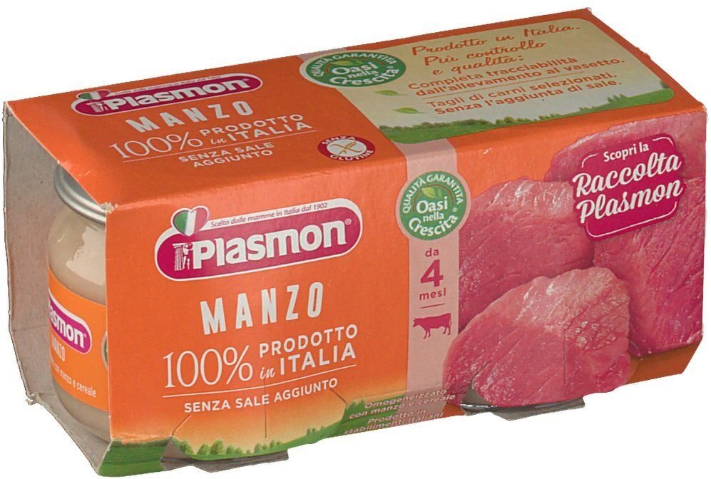 Plasmon Omog Manzo 80Gx2Pz 2x80 g Brei