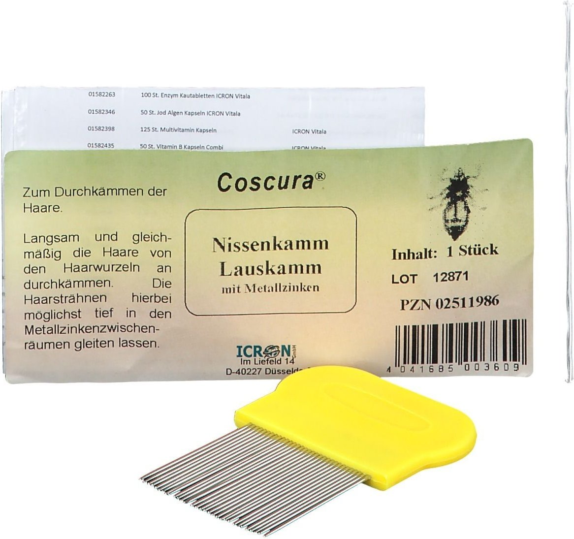 Nissenkamm Lauskamm Coscura 1 St Kamm