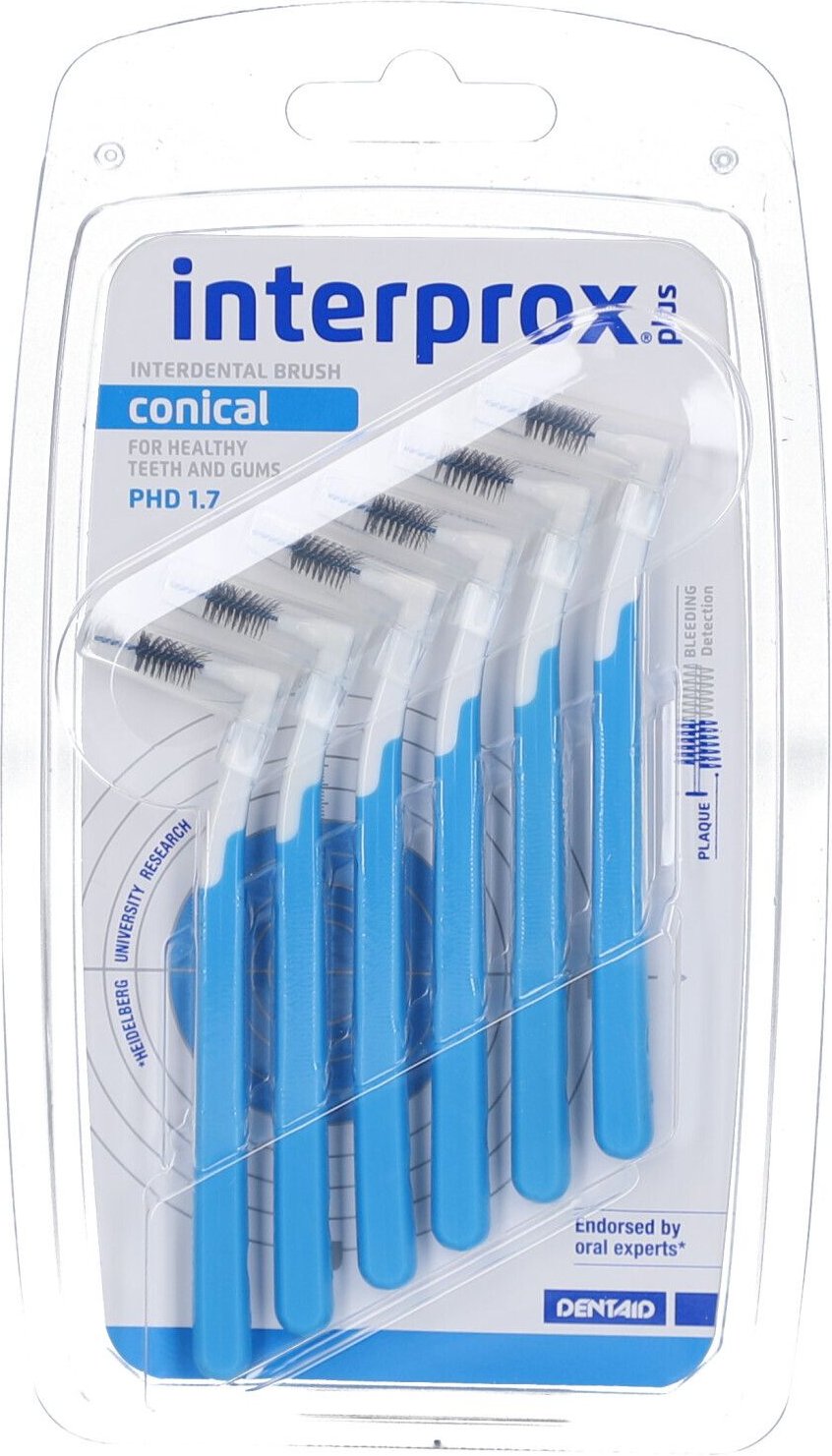 Interprox plus conical blau Interdentalbürste 6 St Zahnbürste