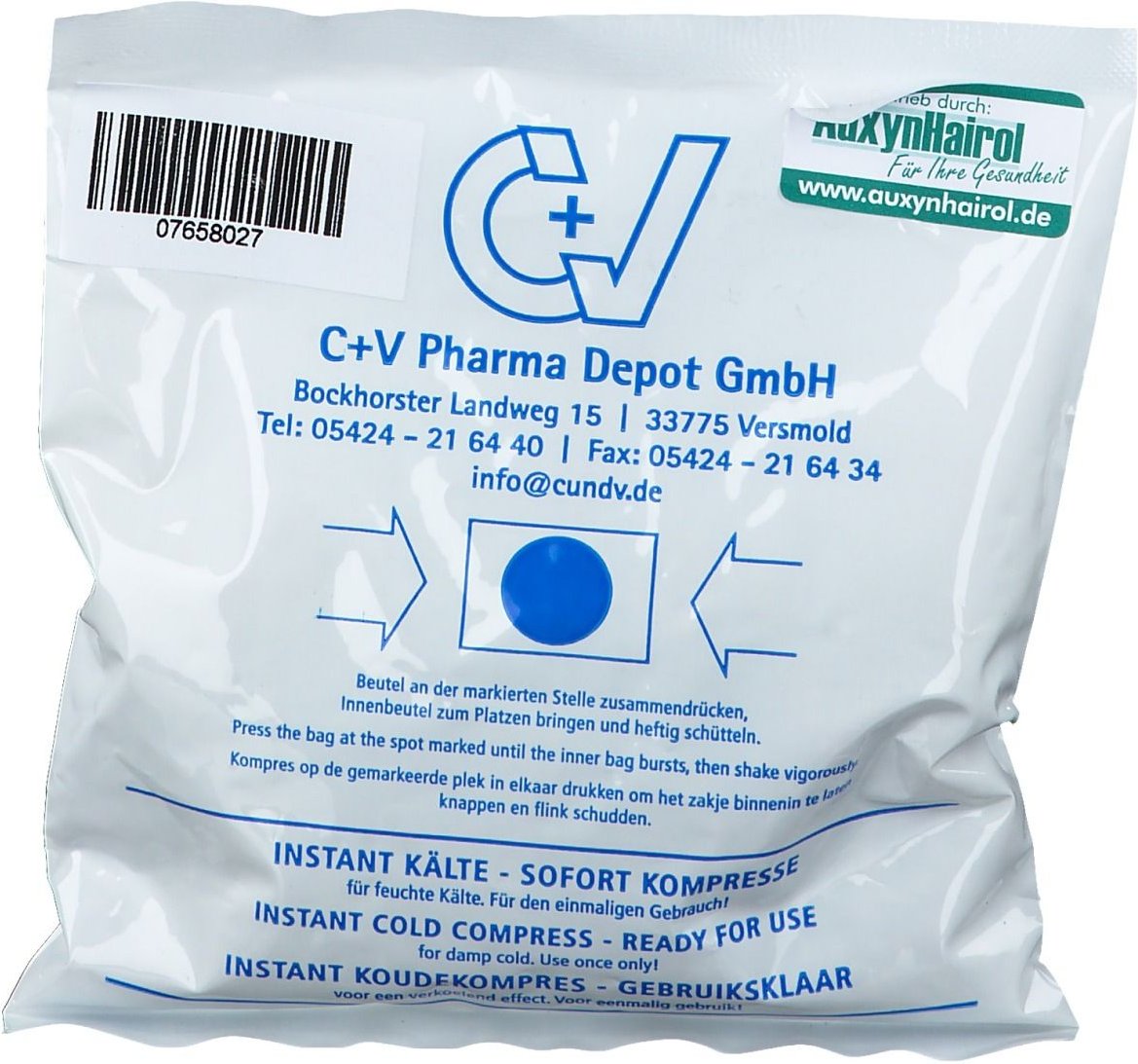 EIS Pack Sofort Kältekompresse 250 g Kompressen