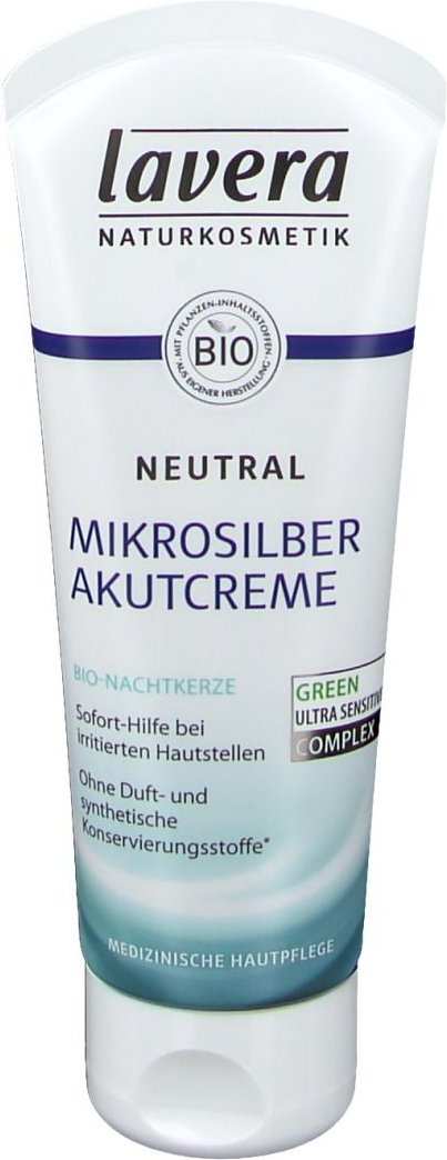 Lavera Neutral Akutcreme mit Mikrosilber 75 ml Creme