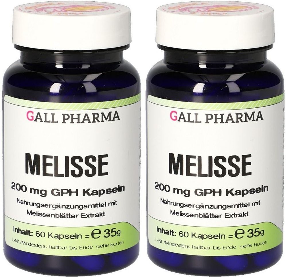 Melisse 200 mg GPH Kapseln 2x 2x60 St