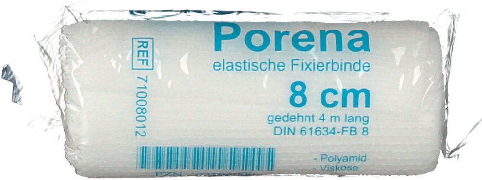 Porena elastische Mullbinde binde 8cm Cello weiß