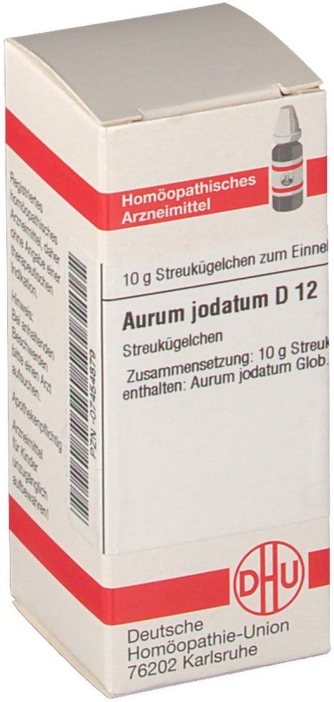 Aurum Jodatum D 12 Globuli 10 g