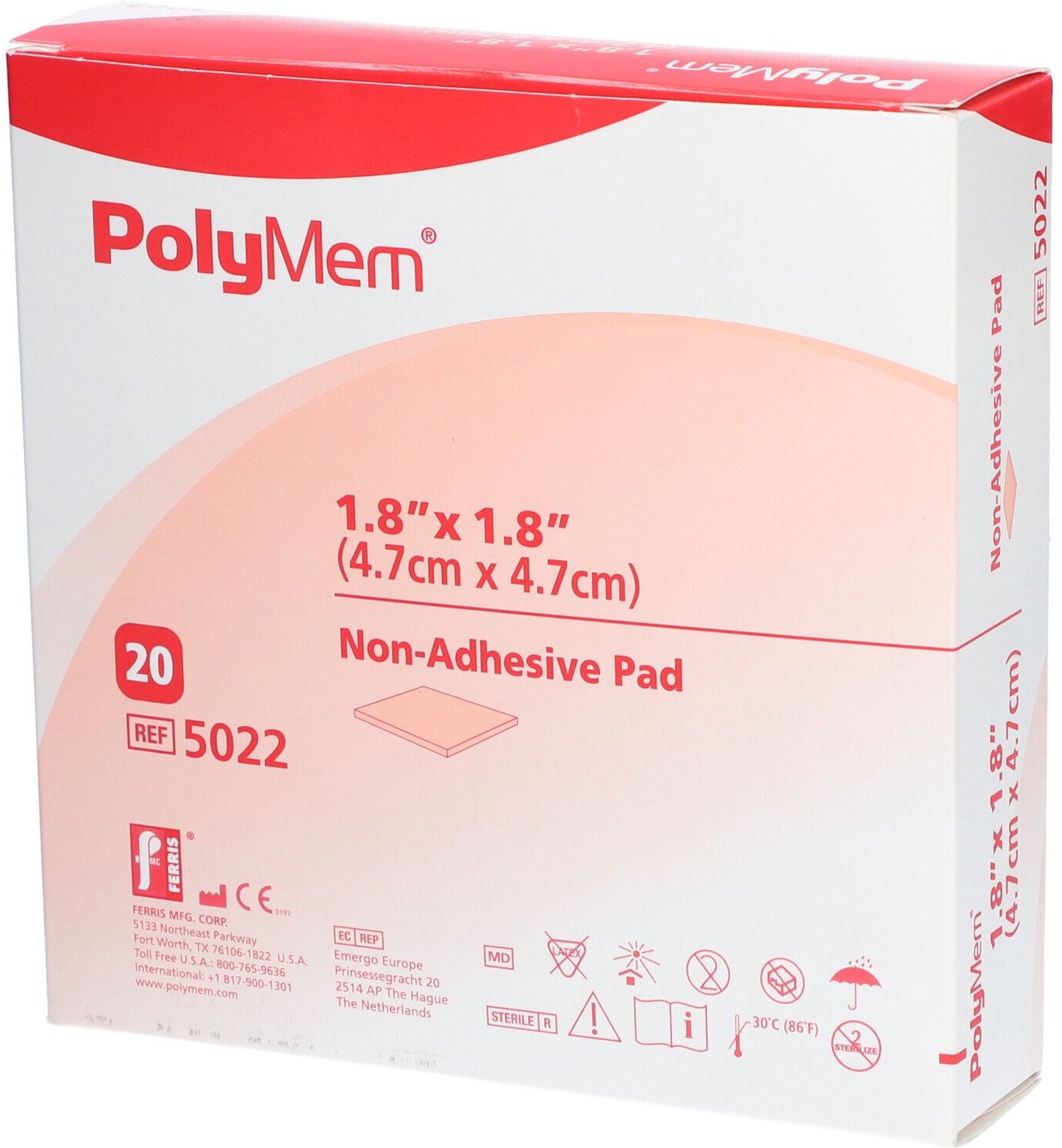 Polymem Wund Pad n.klebend 10x10 cm 15 St Kompressen