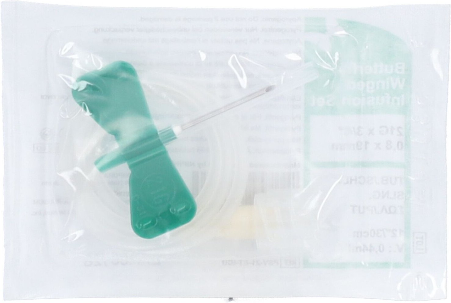 Butterfly Kanüle 21 G grün