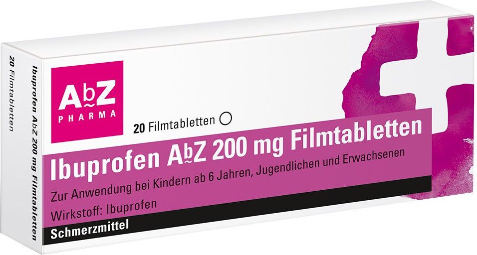 Ibuprofen AbZ 200 mg Filmtabletten 20 St