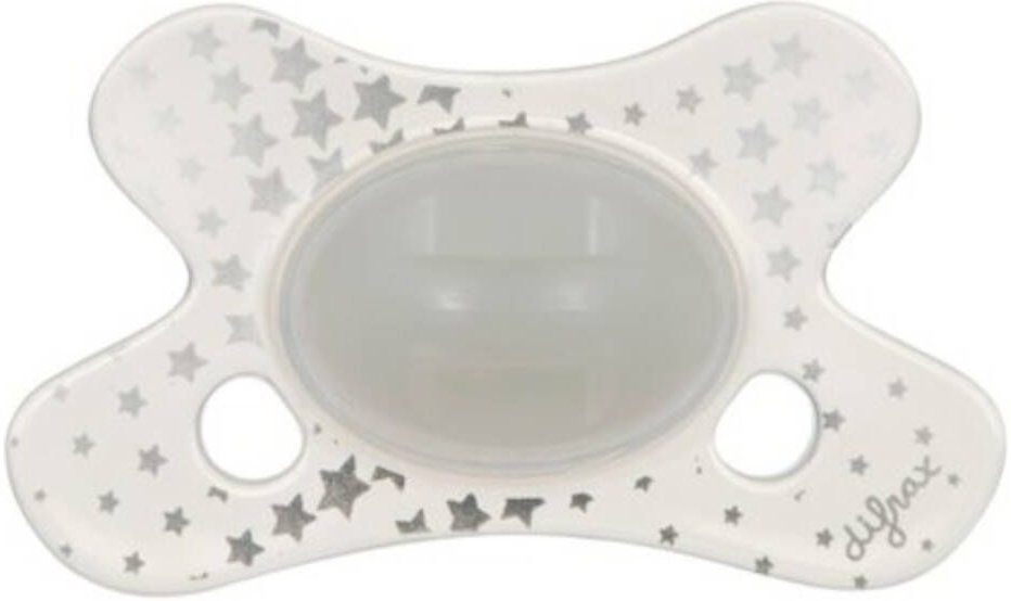 Difrax Fopspeen Natural Nacht 0-6m 1 St Schnuller