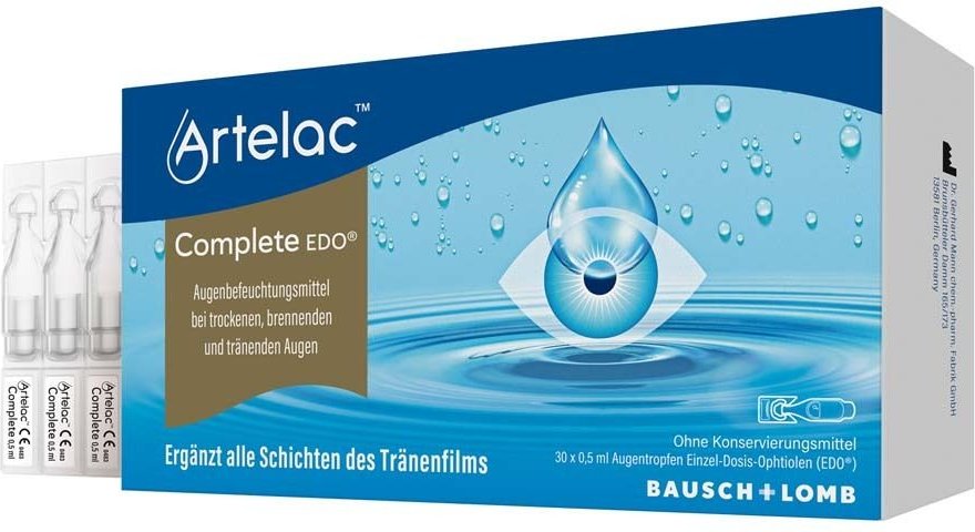 Artelac Complete EDO Augentropfen 30x0,5 ml
