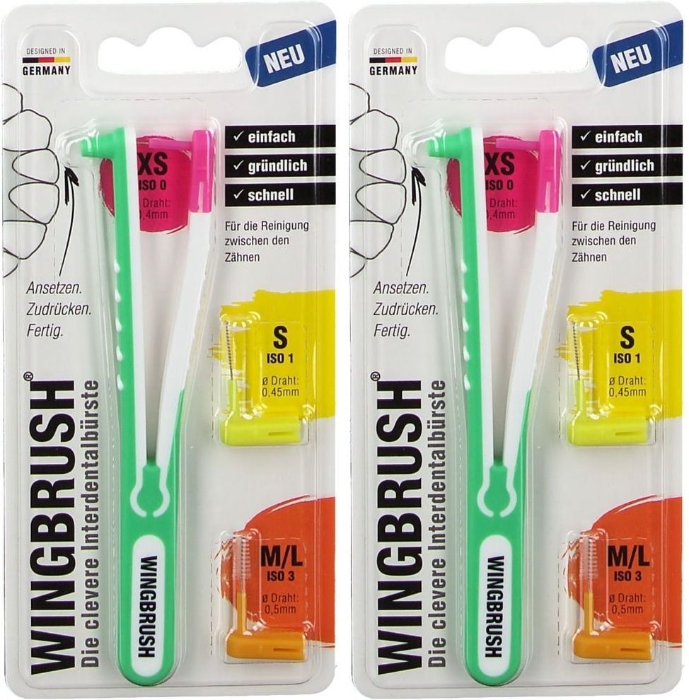Wingbrush Starter SET x2 2x1 St Zahnbürste