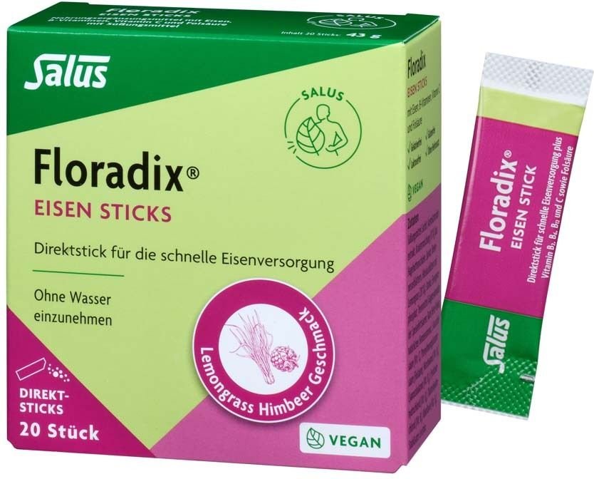 Floradix Eisen Sticks Pulver Salus