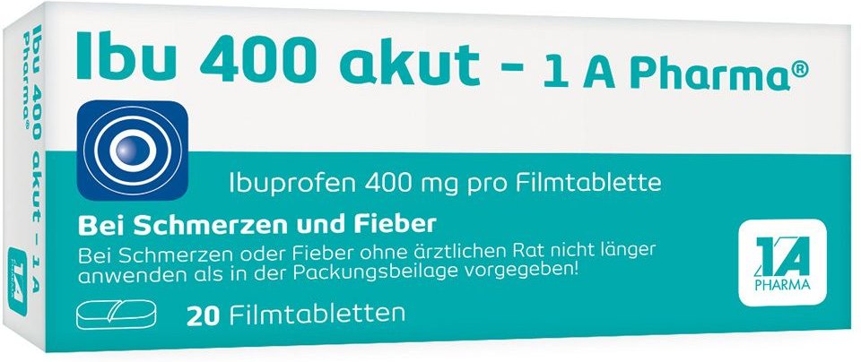 IBU 400 akut-1A Pharma Filmtabletten 20 St