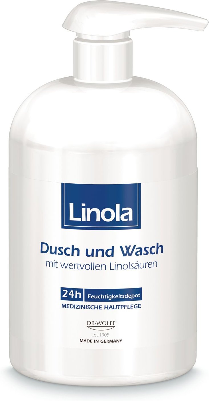 Linola Dusch und Wasch m.Spender 500 ml Duschgel