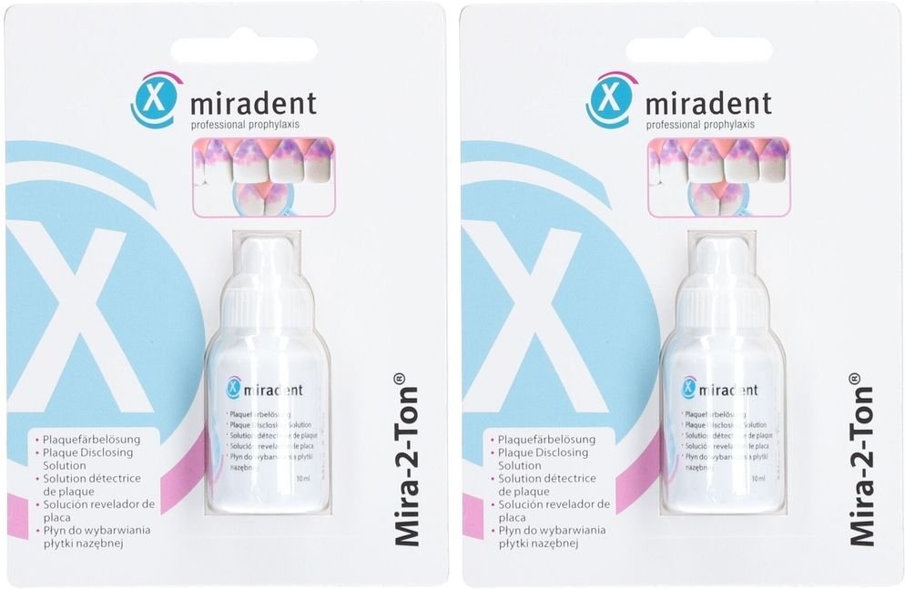 Mira 2 TON Plaqueeinfaerbu x2 2x10 ml Lösung
