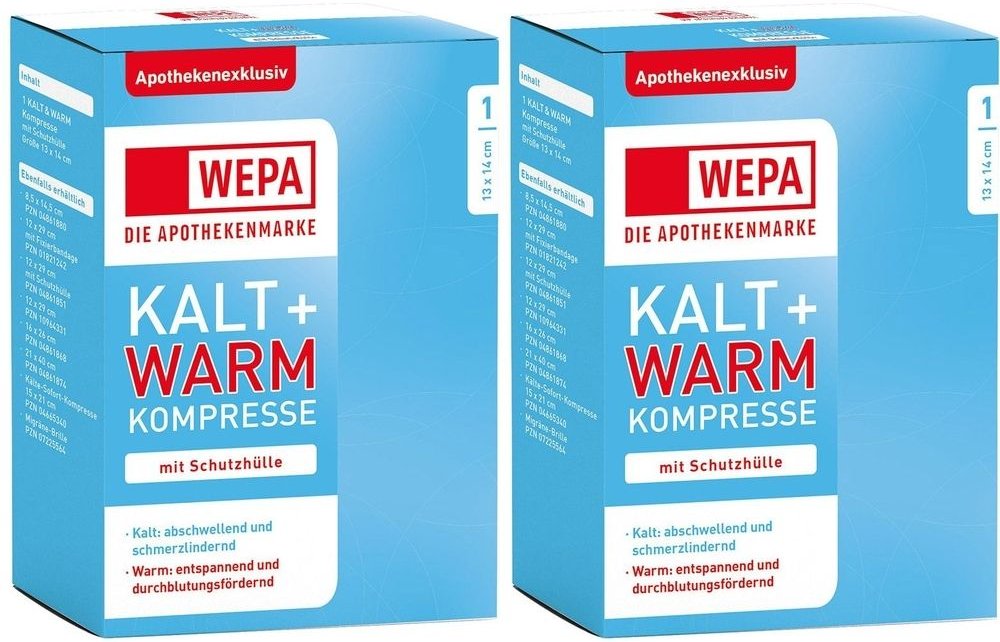 Kalt-Warm Kompresse 13x14 cm 2x 2x1 St Kompressen