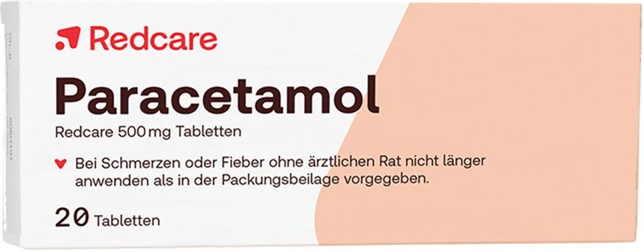 Paracetamol Redcare 500 mg Tabletten 20 St