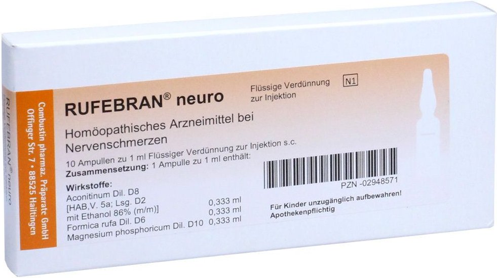 Rufebran neuro Ampullen 10 St