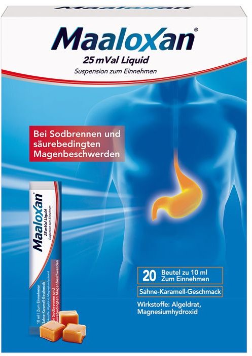 Maaloxan 25 mVal Liquid 20x10 ml Suspension