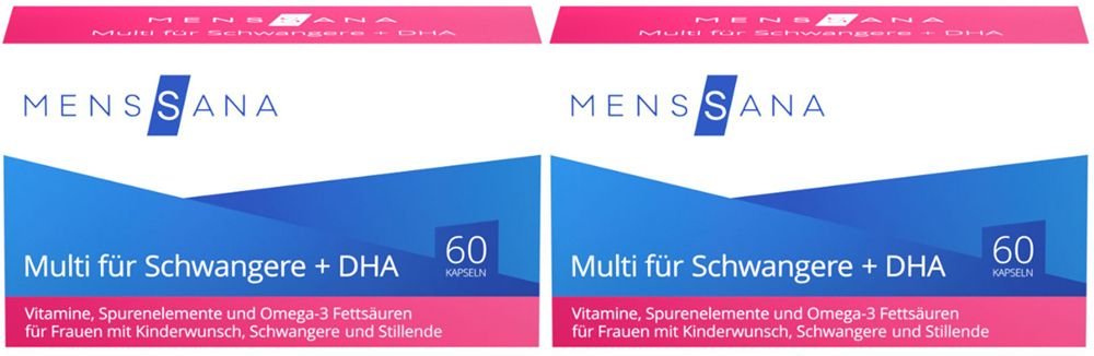 Multi Fuer Schwangere+Dha x2 2x60 St Kapseln
