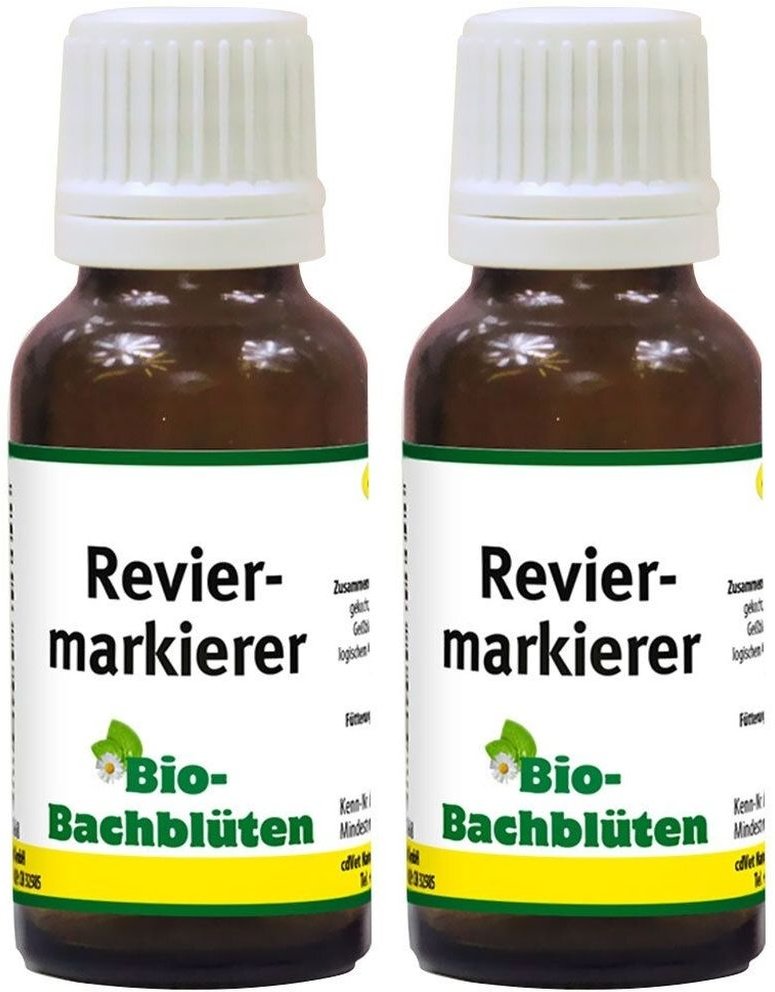 Bachblüten Reviermarkierer flüssig f.Katzen 2x 2x20 ml Flüssigkeit