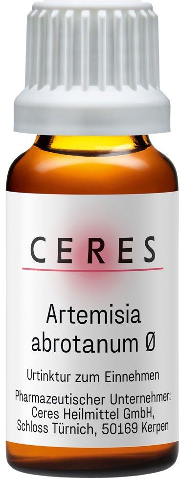 Ceres Artemisia abrotanum Urtinktur 20 ml Tropfen zum Einnehmen