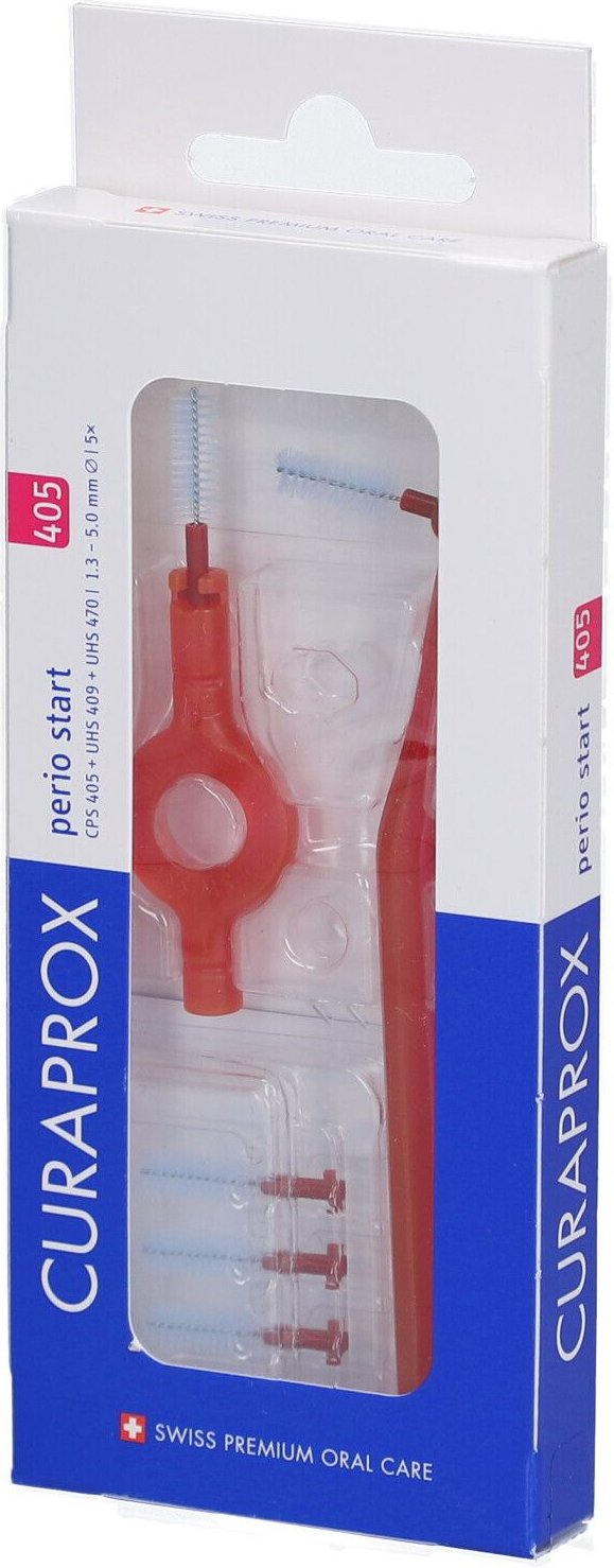 Curaprox Interdental Set CPS 405 rot 5+2 St 1 Zahnbürste