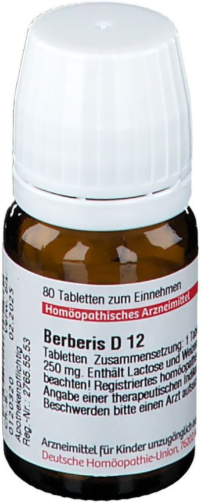 Thumbnail - Berberis D 12 Tabletten 80 St