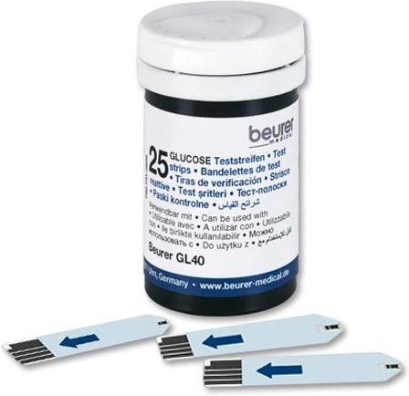 Beurer Gl40 Blutzuckerteststreifen 100 St Teststreifen