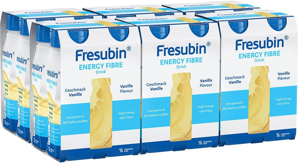 Fresubin Energy Fibre Drink Vanille Trinkflasche 24x200 ml Lösung