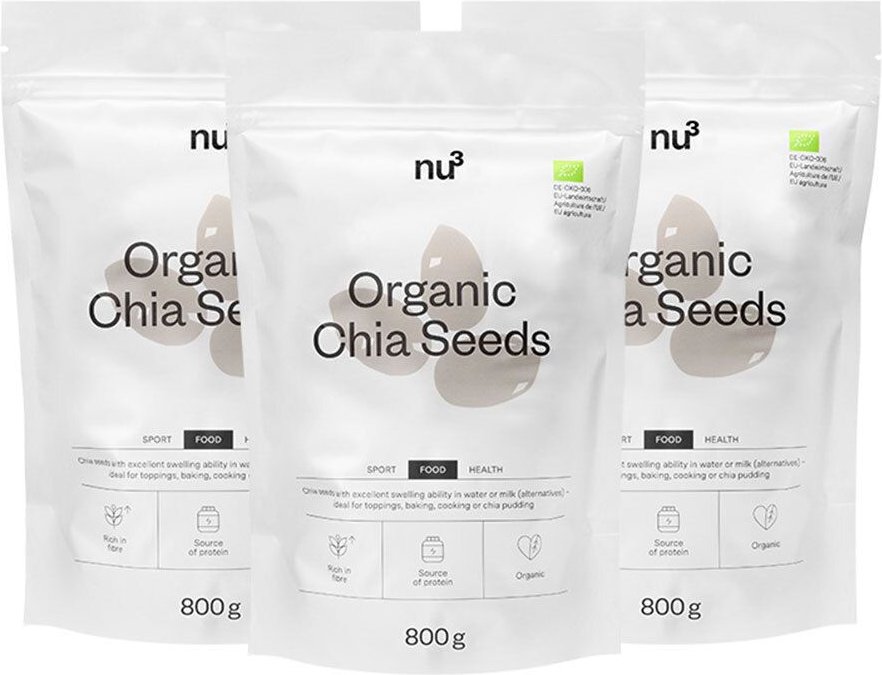 nu3 Bio Chia-Samen 3x800 g Samen