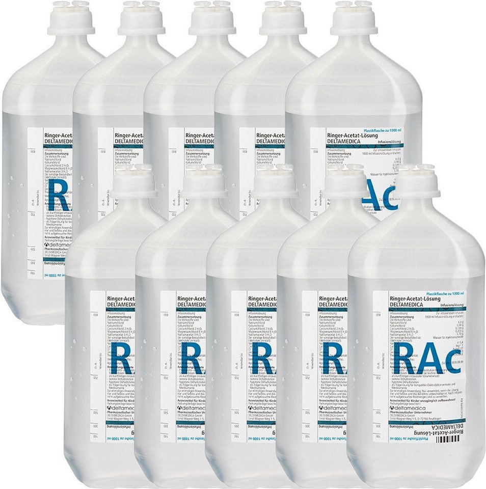 Ringer Acetat Lösung 10x1000 ml Infusionslösung