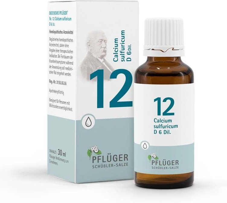 Biochemie Pflüger 12 Calcium sulfuricum D 6 Tropf. 30 ml Tropfen