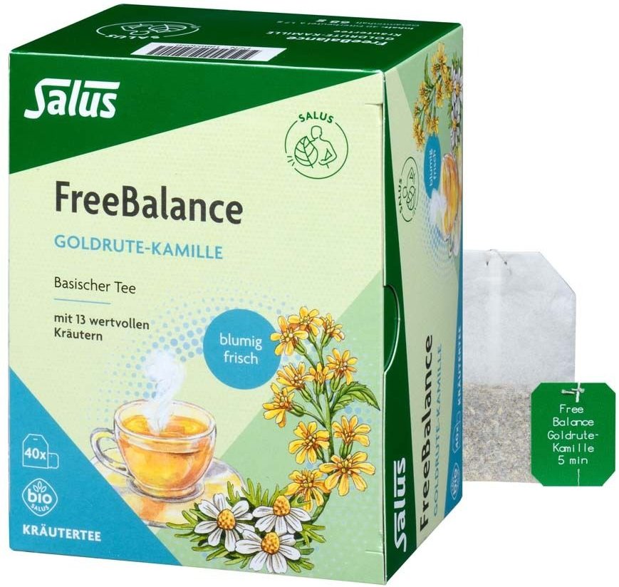 Freebalance Goldrute-Kamille Tee Bio Salus Fbtl. 40 St Filterbeutel