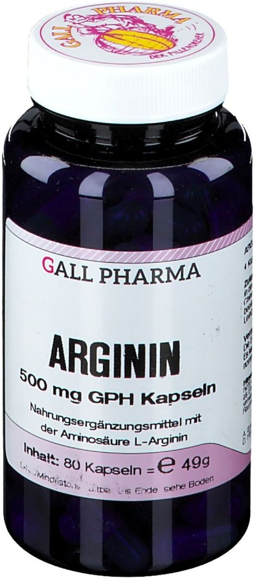 Arginin 500 mg GPH Kapseln 80 St