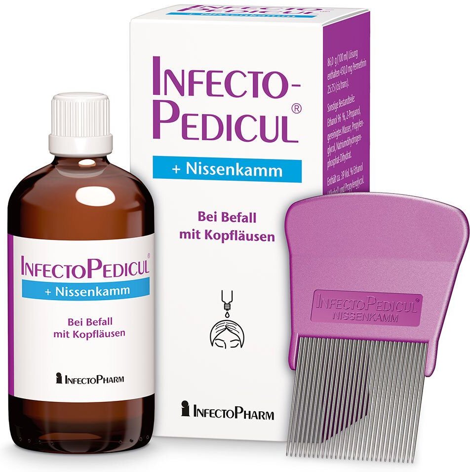 Infectopedicul Lösung + Nissenkamm