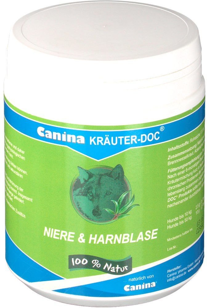 Thumbnail - Canina Kräuter-Doc Niere & Harnblase Pulver vet. 300 g