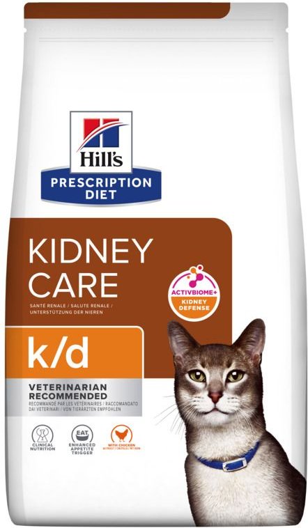 Hill's Prescription Diet Feline Kidney Care K/D 3 kg Pellets