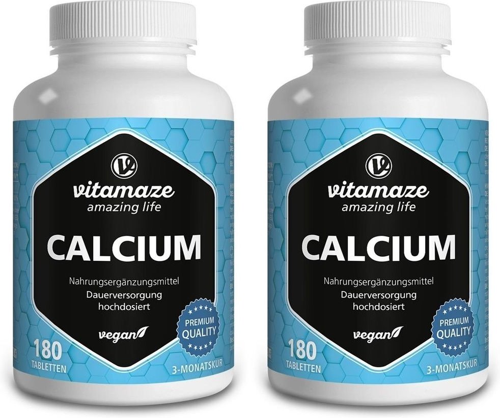 Calcium 400 mg vegan Tabletten 2x 2x180 St